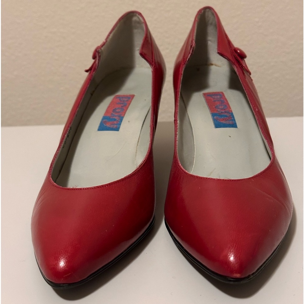 Proxy Michael G Abrams Co Red Leather Vintage
Heels